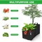 Ipower Cubic Grow Bag 7 Gallon, 5-pack, 10pcs Plant Labels, 5PK GLGROWBAGCUBIC7X5 - alternate 8